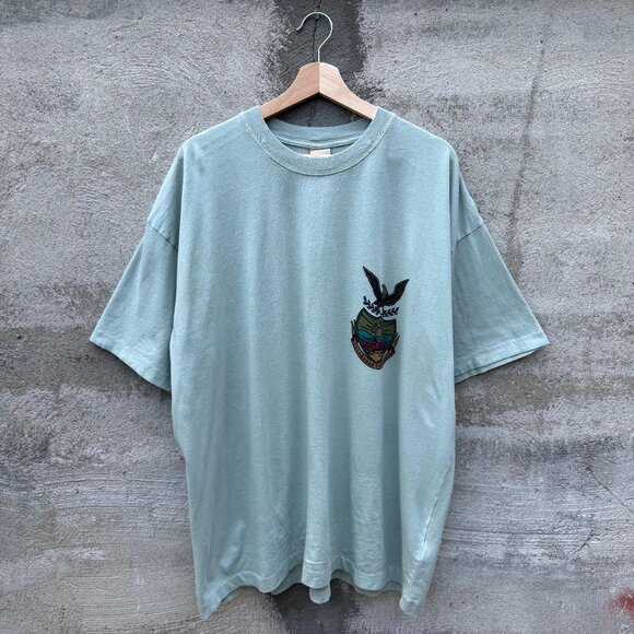 YZY Crest Olive Green T-Shirt - Picture 1 of 8